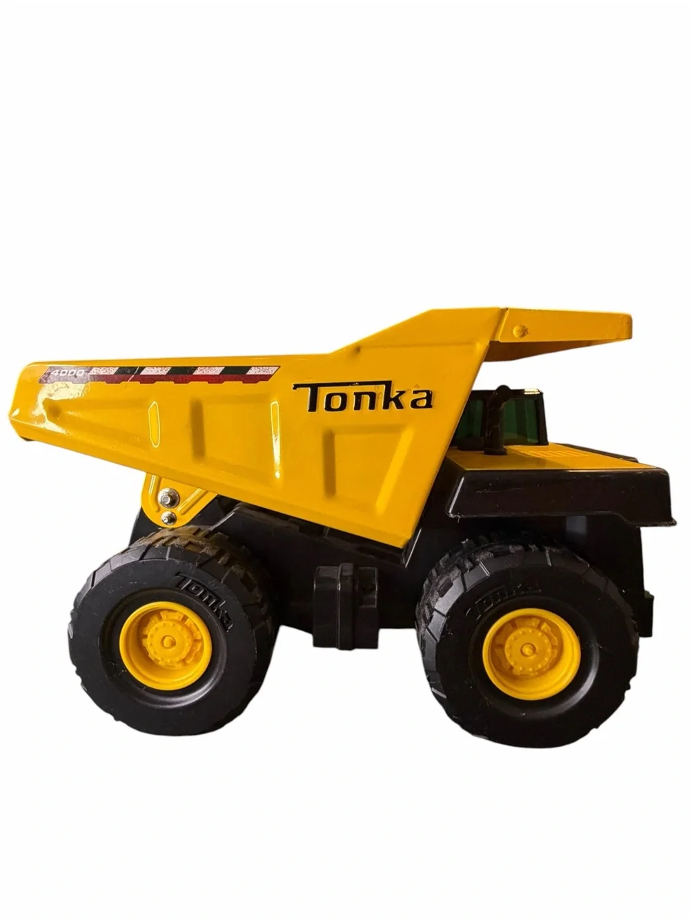 Tonka 4000 Yellow Dump Truck Large Toy Construction Vehicle 14”